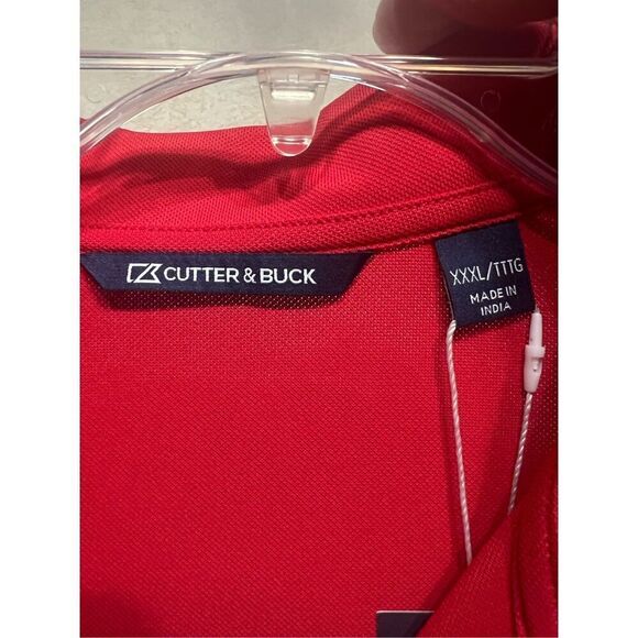Cutter & Buck Womans  Hersey Polo Shirt Sz XXL  Red NWT - Picture 3 of 7